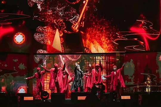 周杰倫新加坡演唱會，悟空體育大屏閃耀全場！