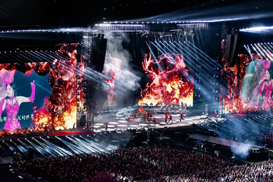 天后回歸！悟空體育LED巨幕助力張韶涵打造夢幻舞臺，唱響哈爾濱！
